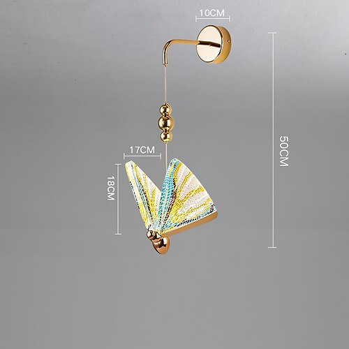Butterfly colorful Wall Light