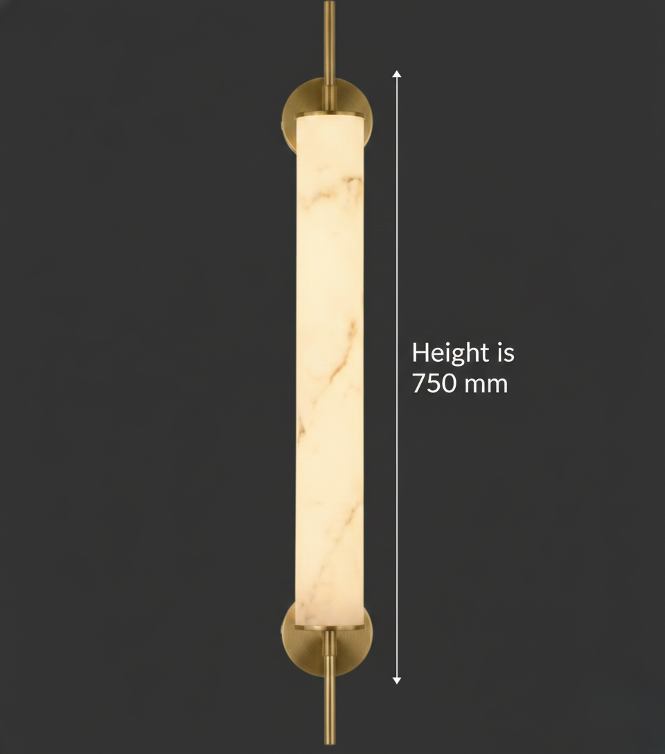 Linear Marble  Wall Light