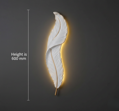 Velum Drift Feather Wall Light