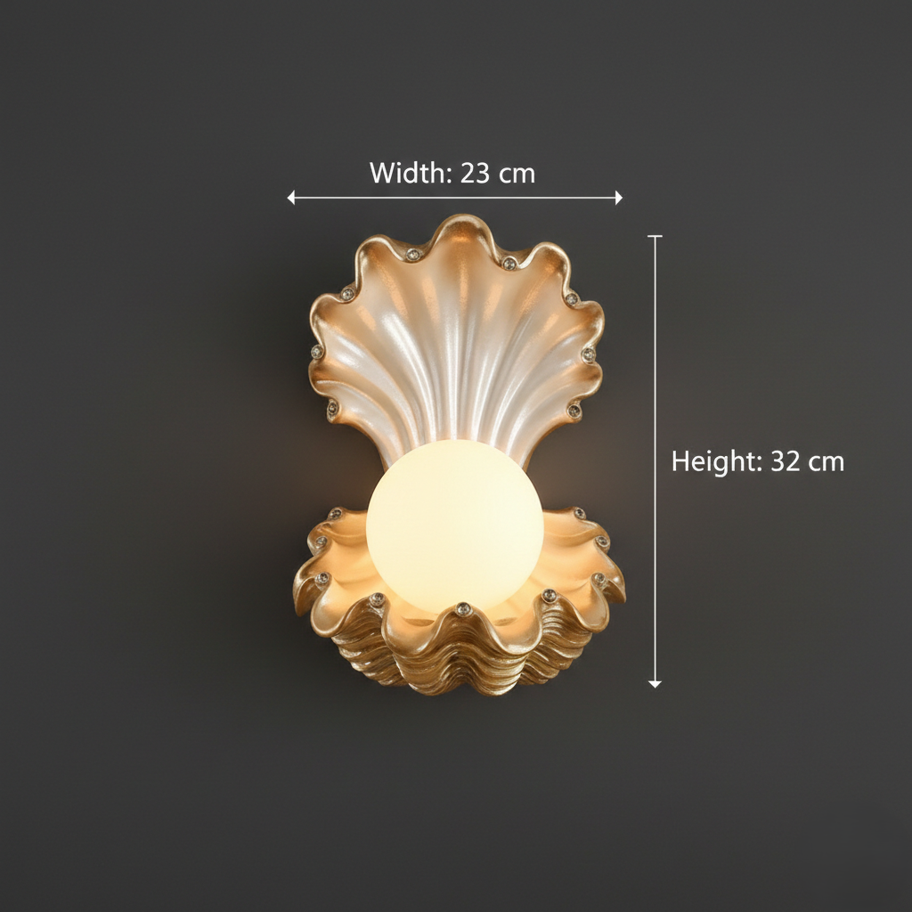 Mother-of-Pearl Wall Light