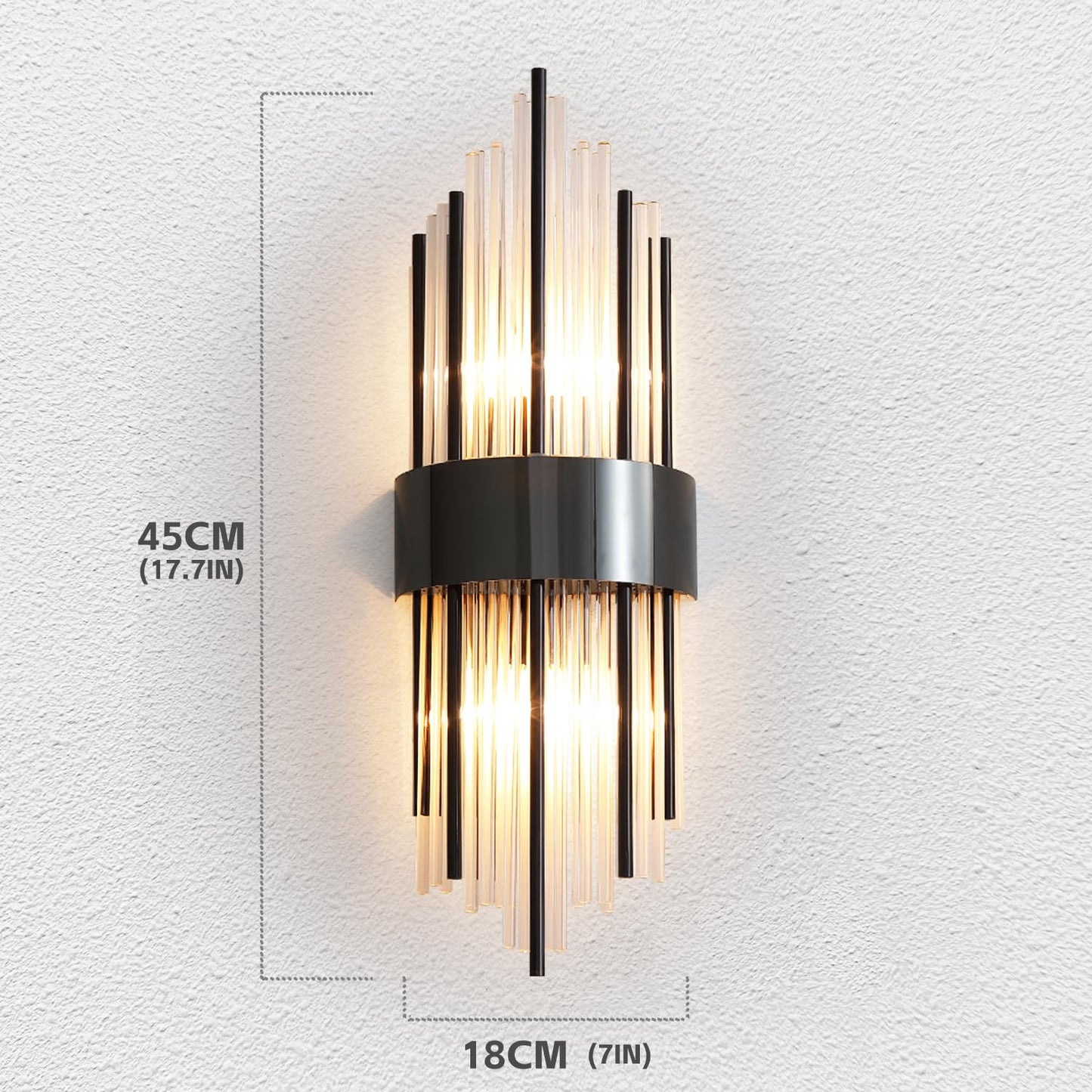 Aura Glass Wall Light