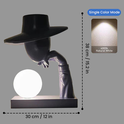 Mystery Face Table Lamp