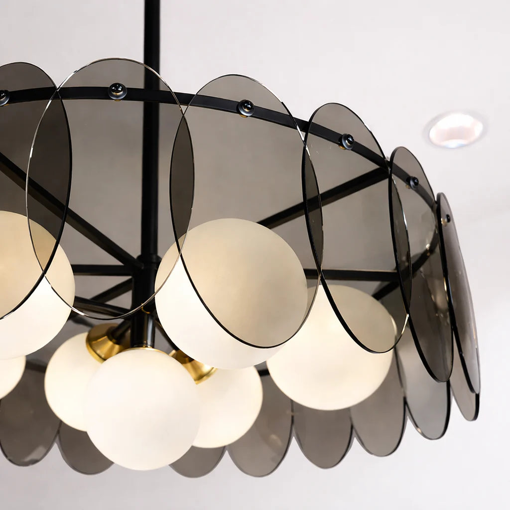 Modern Minimalist Round Chandelier