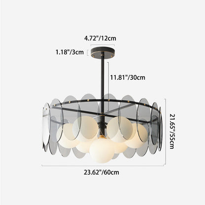 Modern Minimalist Round Chandelier
