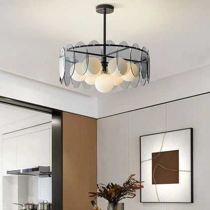 Modern Minimalist Round Chandelier