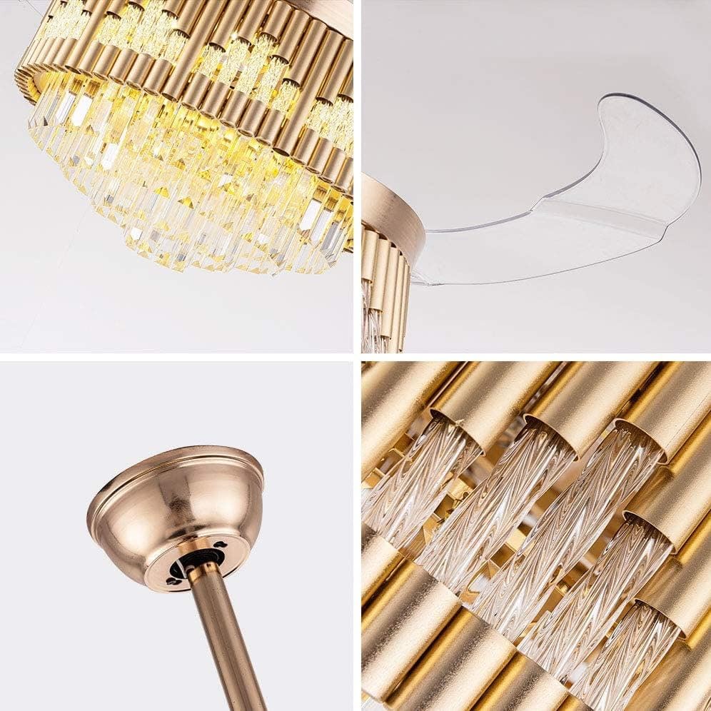Goldrush Chandelier Fan