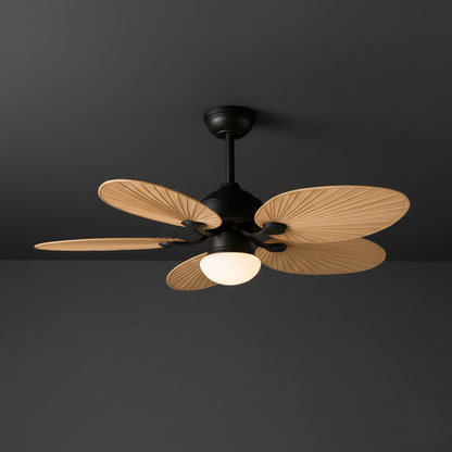 Premium Wood-Finish Ceiling Fan