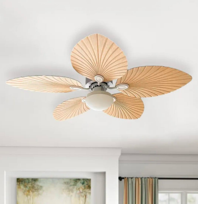 Premium Wood-Finish Ceiling Fan