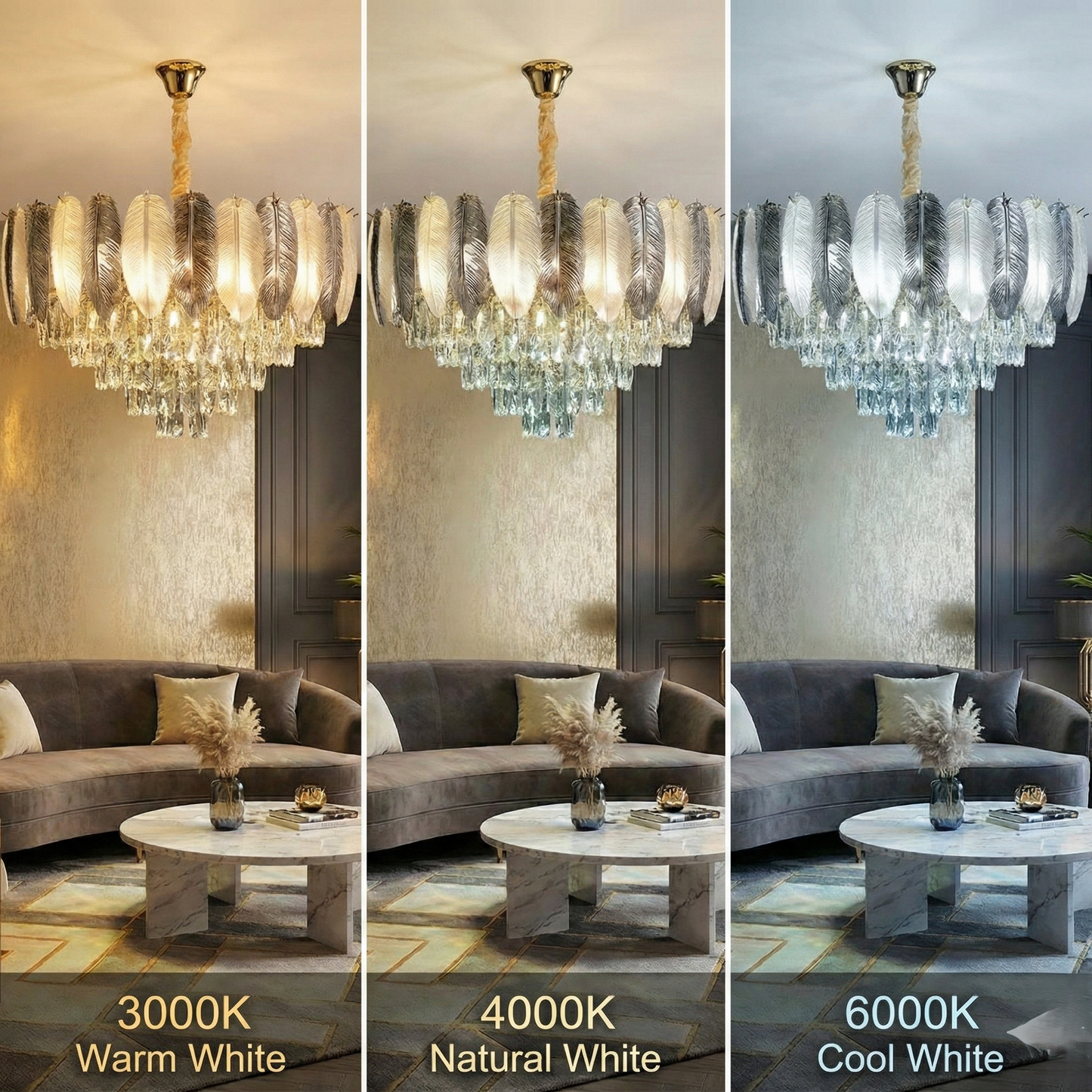 Nebulous Crystal Chandelier