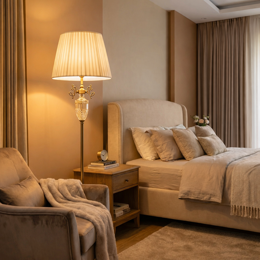 The Amber Glow Floor Lamp