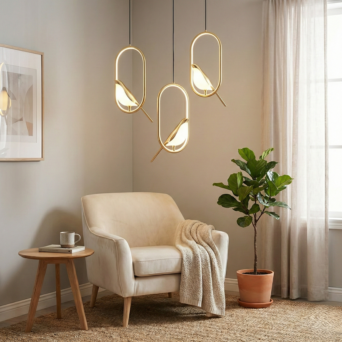 Bird Pendant Light