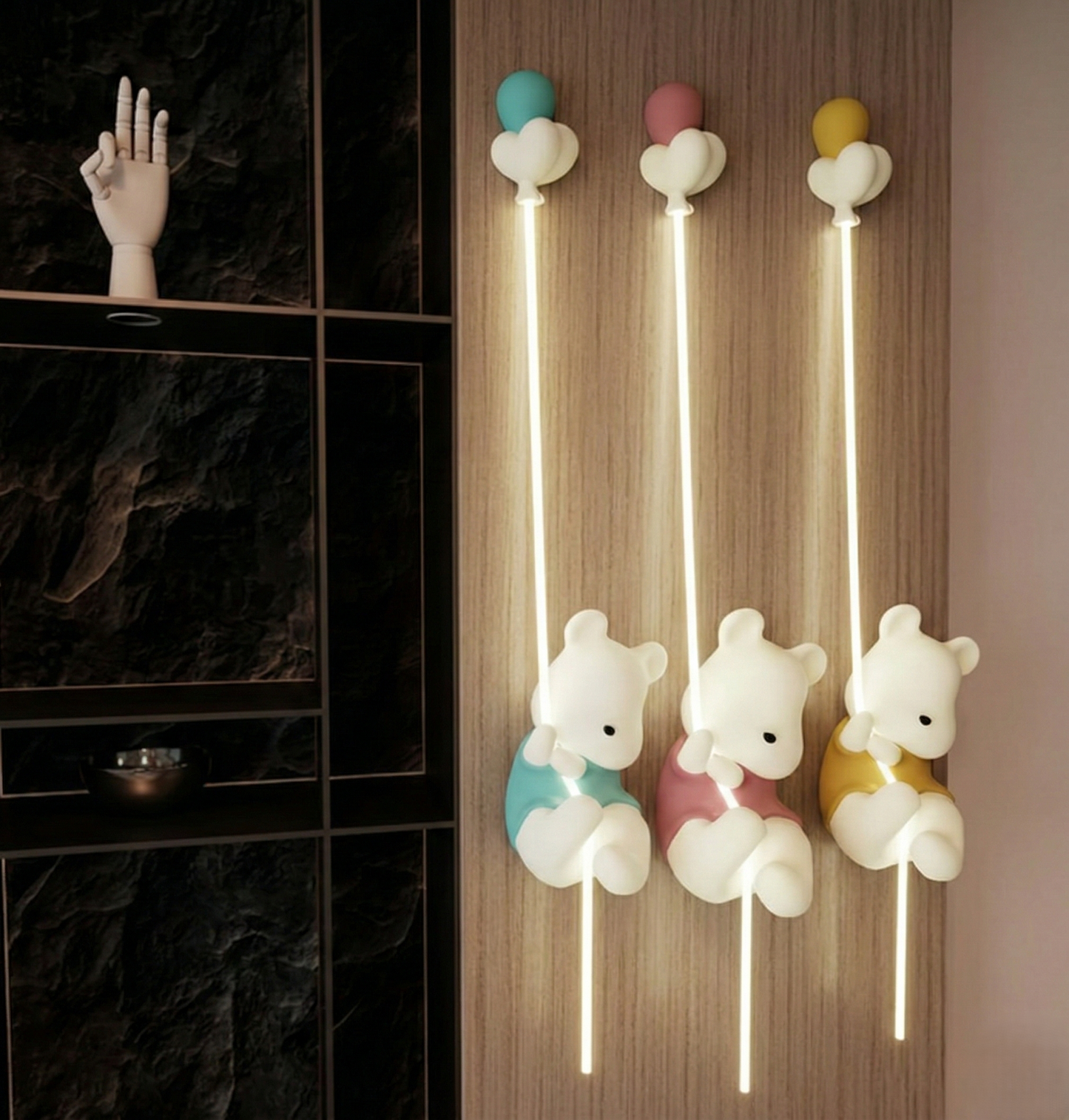 Bear Hug LED Sconce