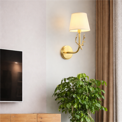 Antler Lamp Wall Light