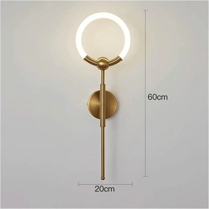 Half Moon Ring Wall Light