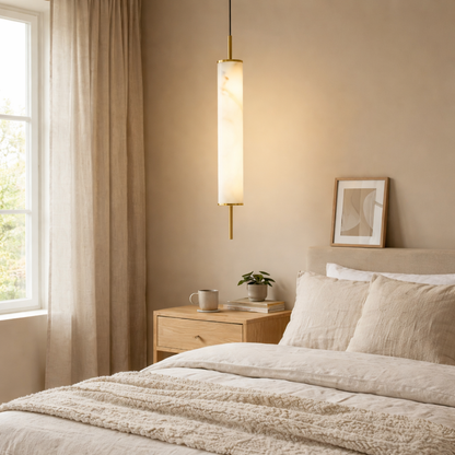 Linear Marble Glow Pendant