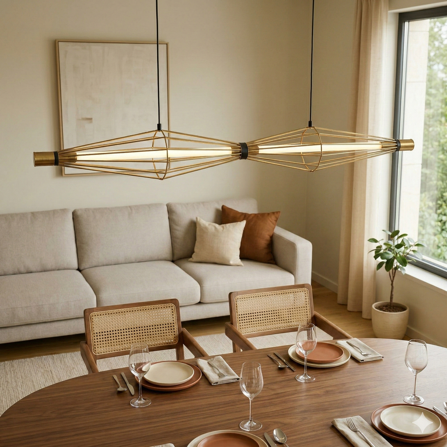 Nova Spine Dining Chandelier