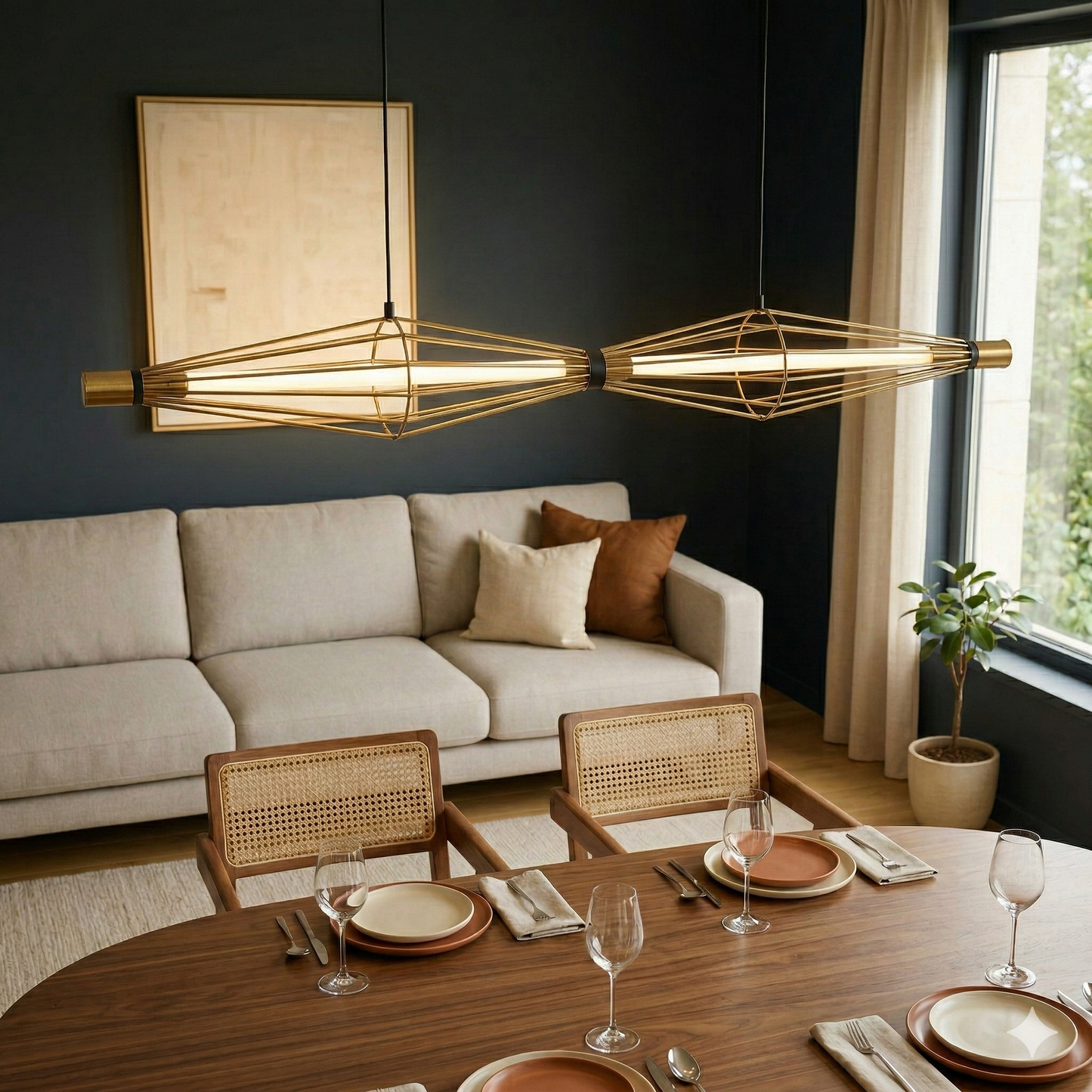 Nova Spine Dining Chandelier