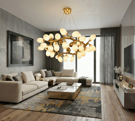 Opal Bloom Chandelier