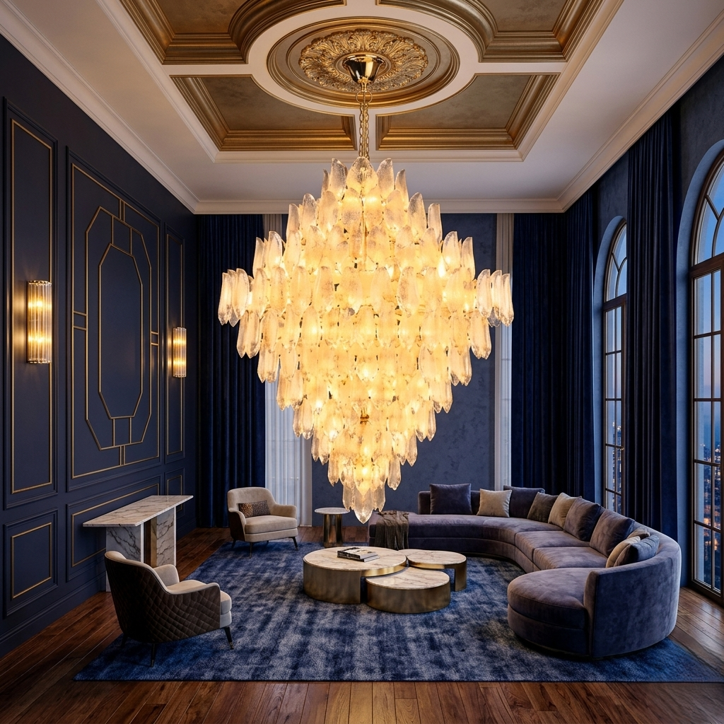 Star Lustre Duplex Chandelier