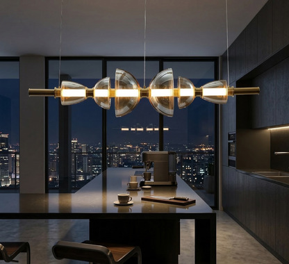 Threaded Linear Dining Chandelier