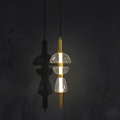 Dome Metal Glass Pendant Light