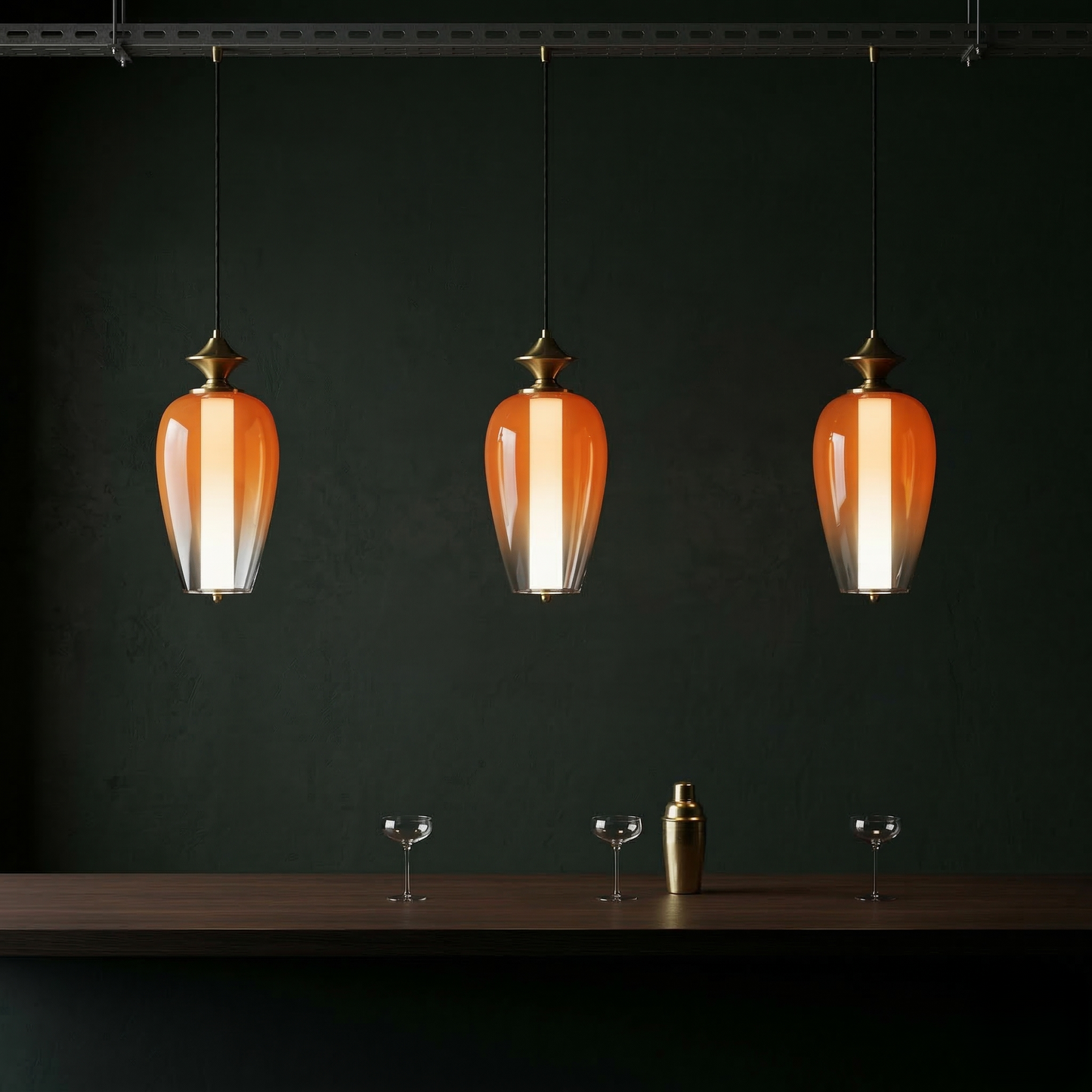 Orange Blossom Pendant Light