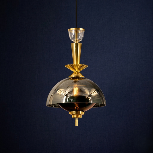 The Ash-Glazed Pearl Pendant Light