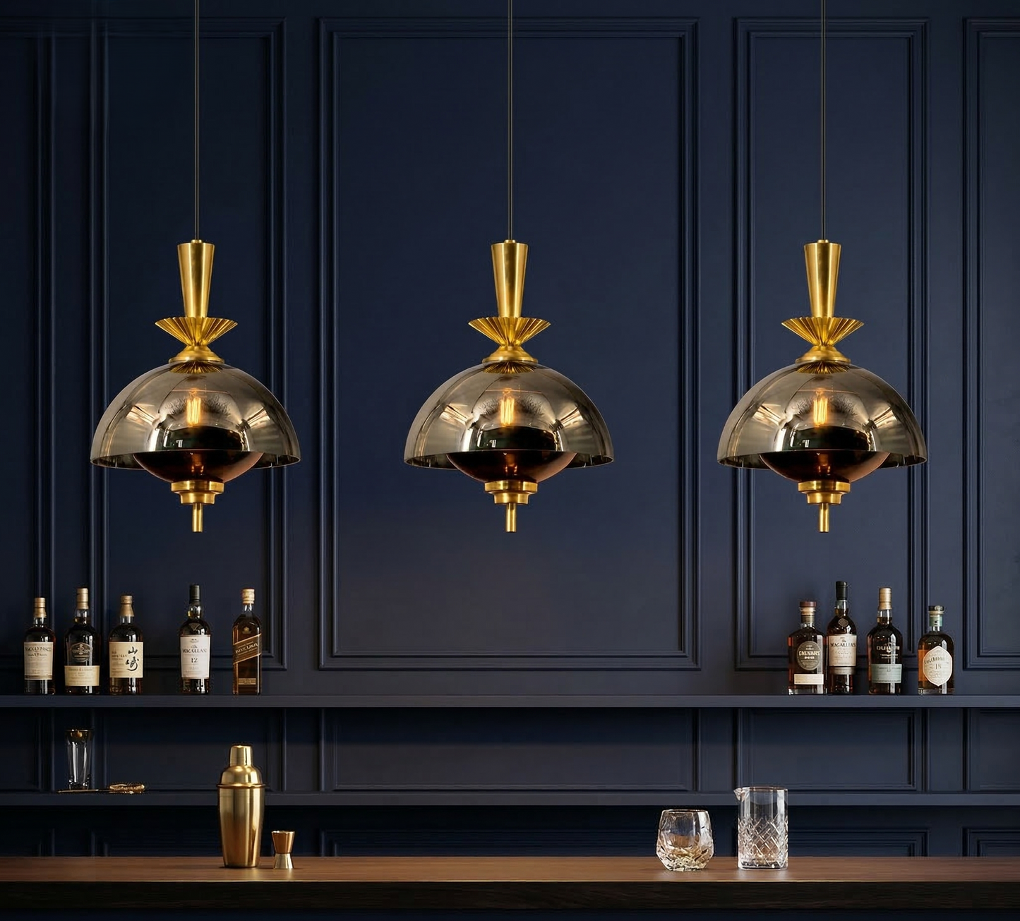 The Ash-Glazed Pearl Pendant Light