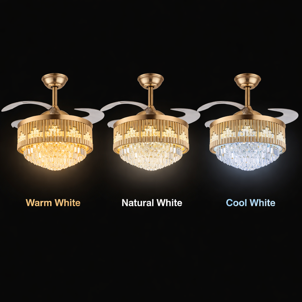 Goldrush Chandelier Fan