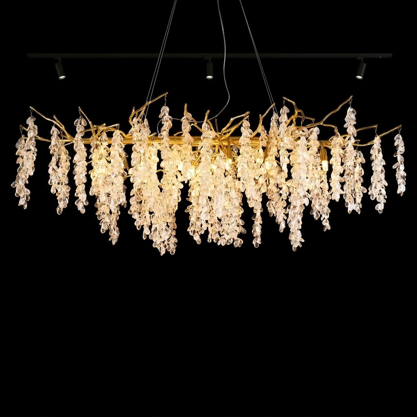The Crystal Petal Dining Chandelier