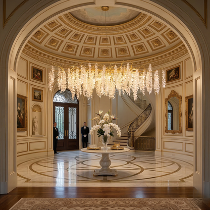 The Crystal Petal Dining Chandelier
