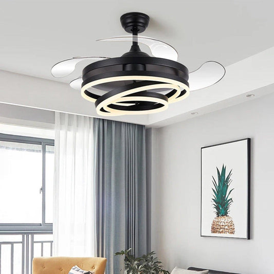Black Glimmer Blade Ceiling Fan