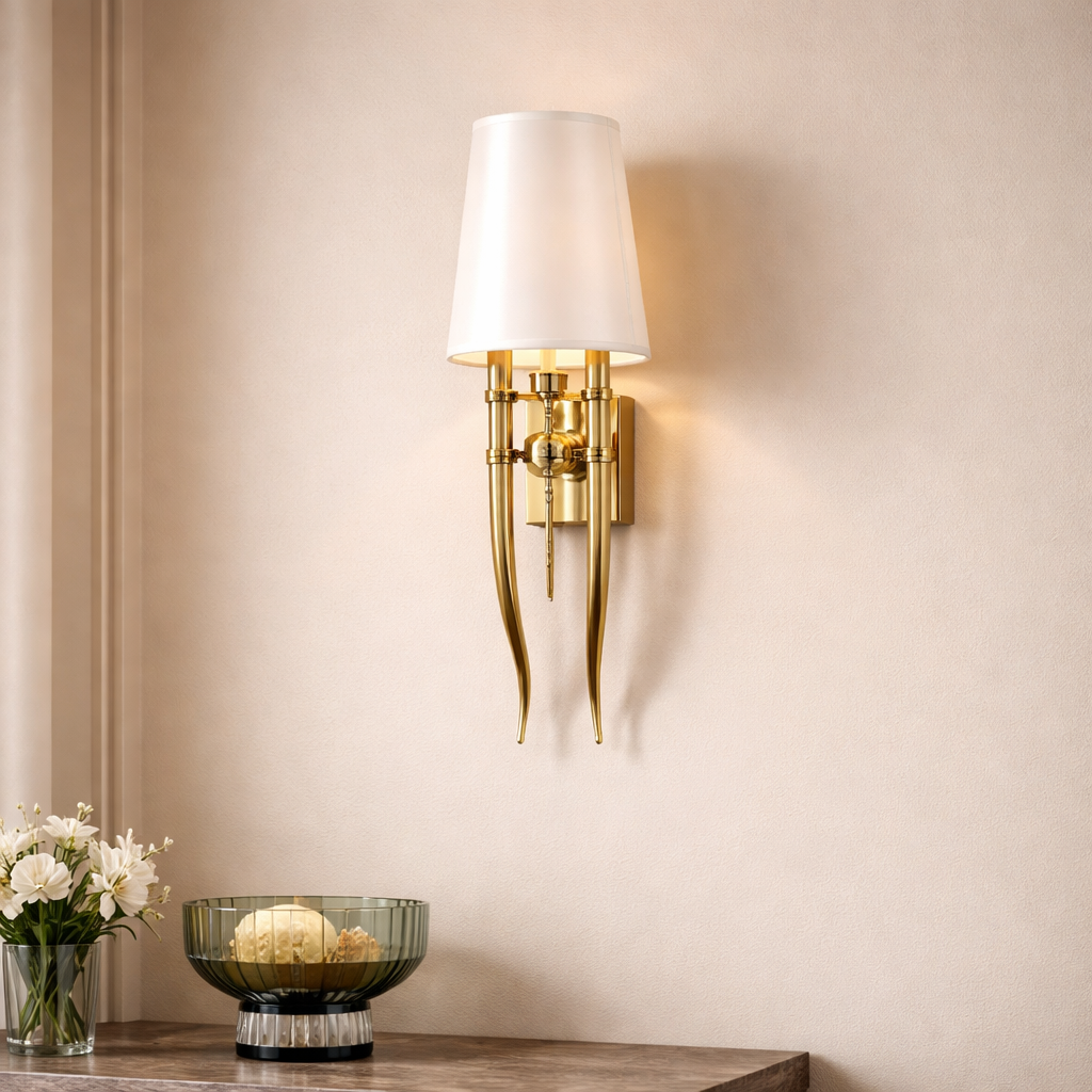Antique White Wall Light