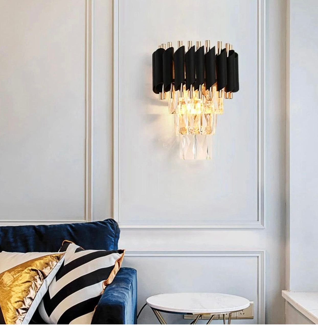 Eclipse Crystal Wall Light