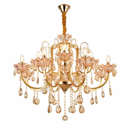 Luxe Wisteria Crystal Chandelier