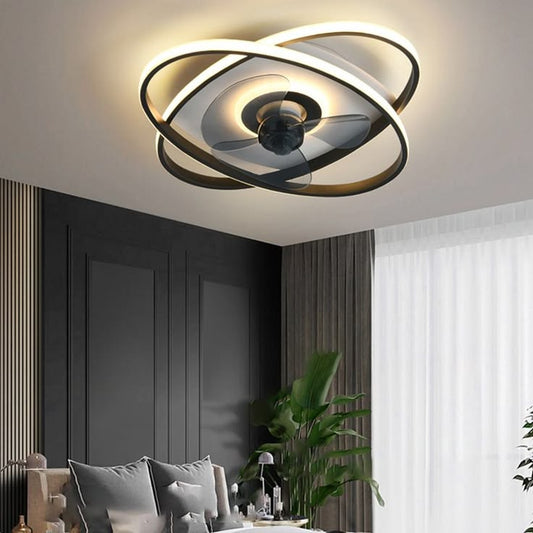 Modern Orbital Ring Ceiling Fan