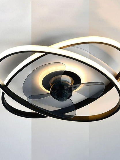 Modern Orbital Ring Ceiling Fan