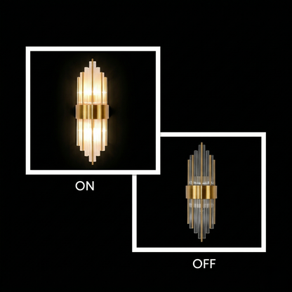 Aura Glass Wall Light