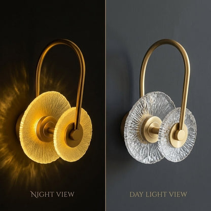 Golden Bloom Wall Light