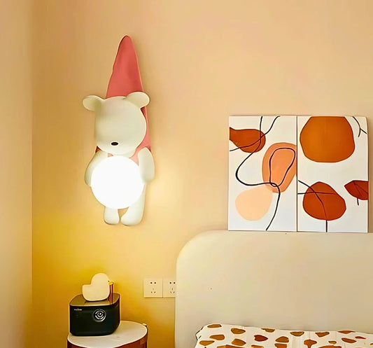 Gilded Bear Wall Light