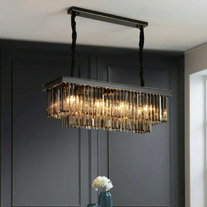 Eterna Glow Crystal Dining Chandelier