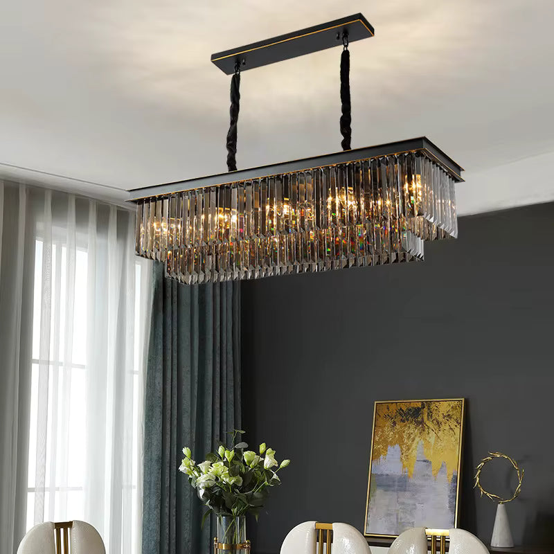 Eterna Glow Crystal Dining Chandelier