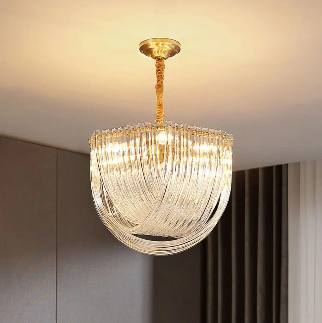 Elysian Drop Round Chandelier
