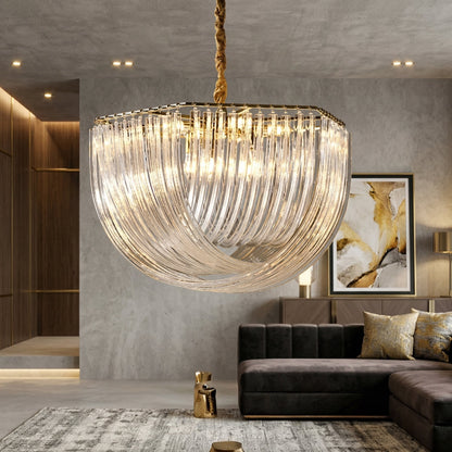 Elysian Drop Round Chandelier