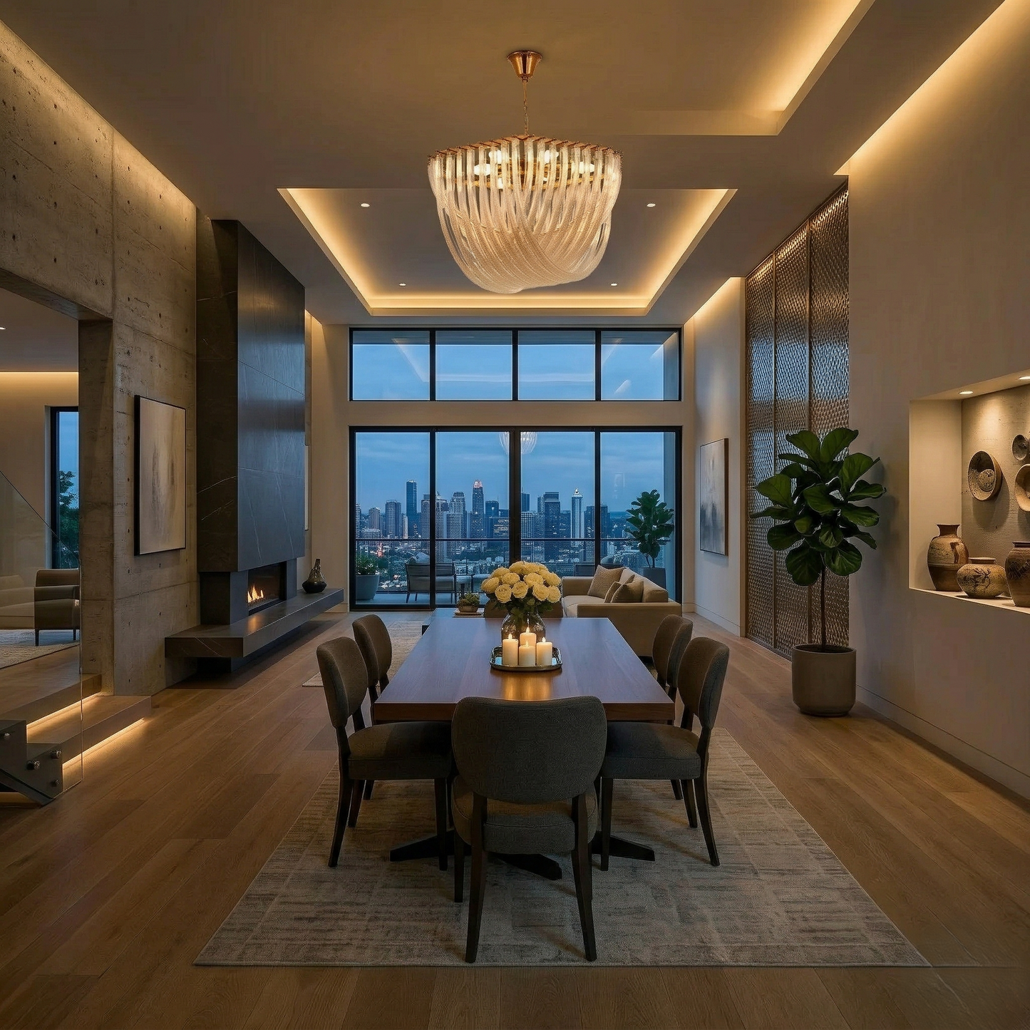 Elysian Drop Round Chandelier