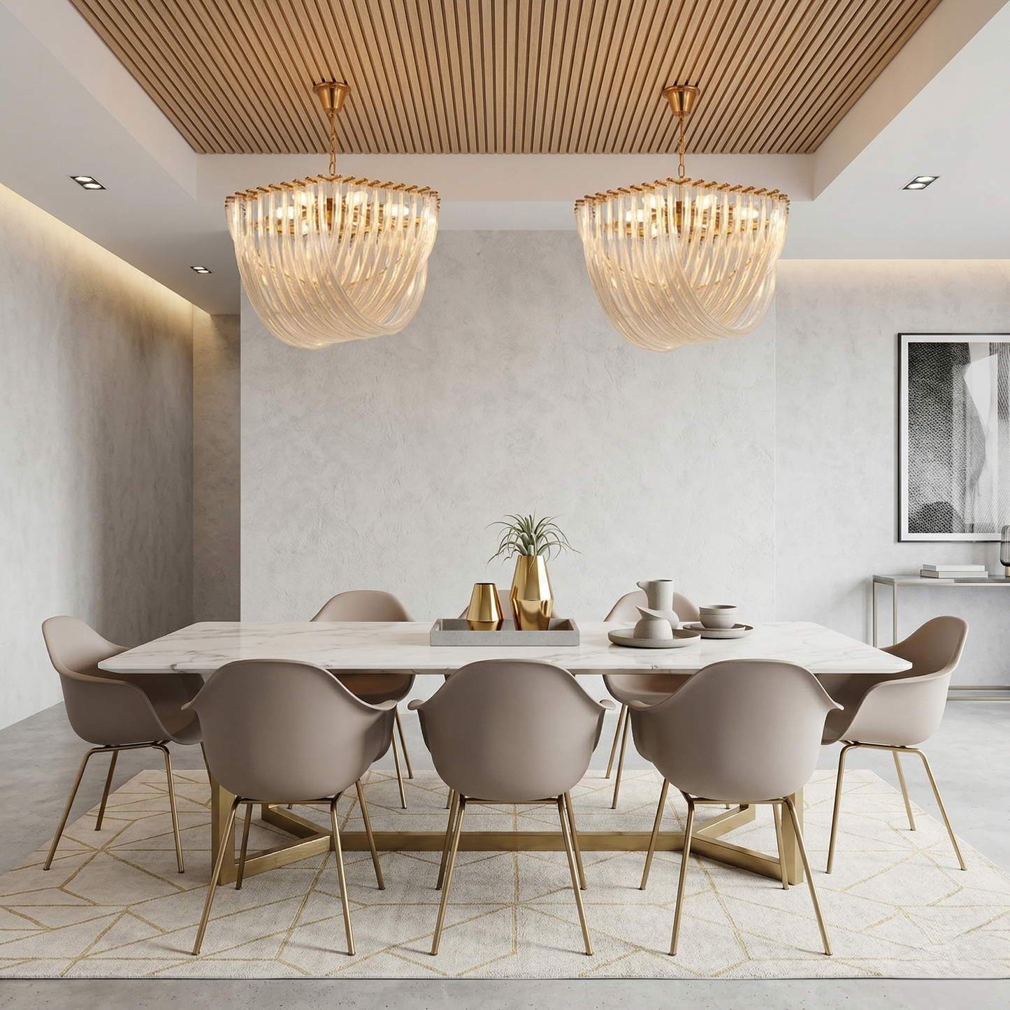 Elysian Drop Round Chandelier