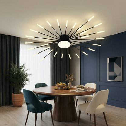 Modern Starburst LED Ceiling Light