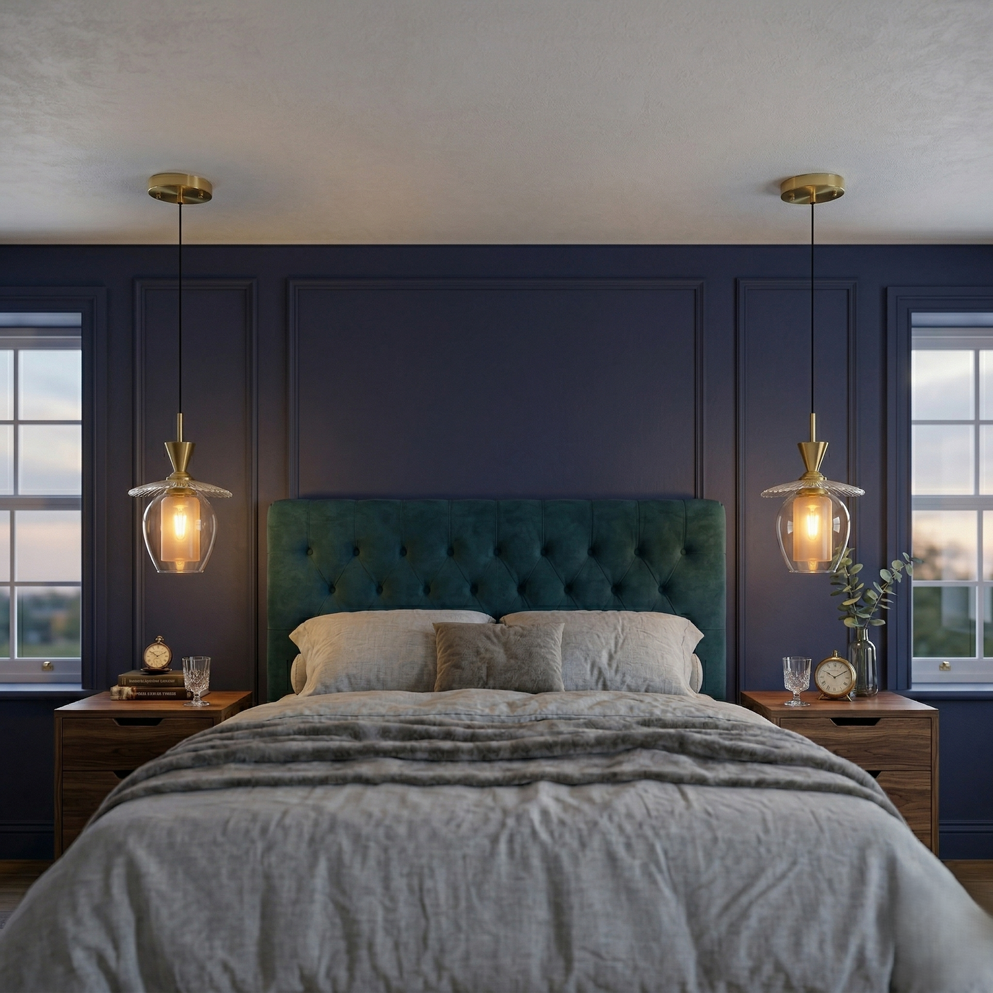 The Aurelia Glass Pod Pendant Light
