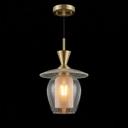 The Aurelia Glass Pod Pendant Light