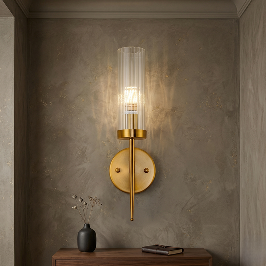 The Astra Fluted Wall Light